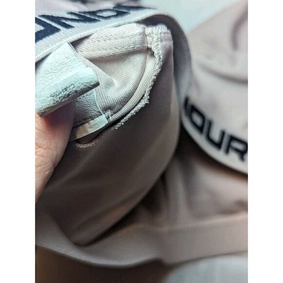 Under Armour Womens Strappy Sportlette Sport Bar Bralette Light Pink Size Medium - Picture 5 of 8